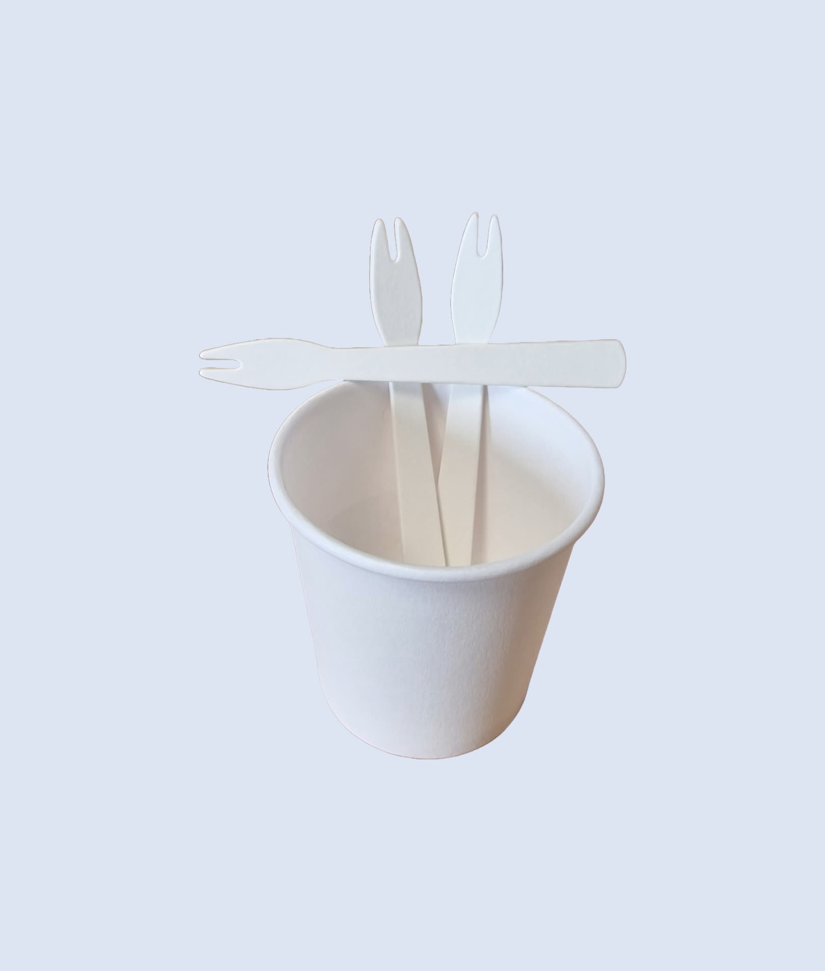 Papier Pommes Spießchen